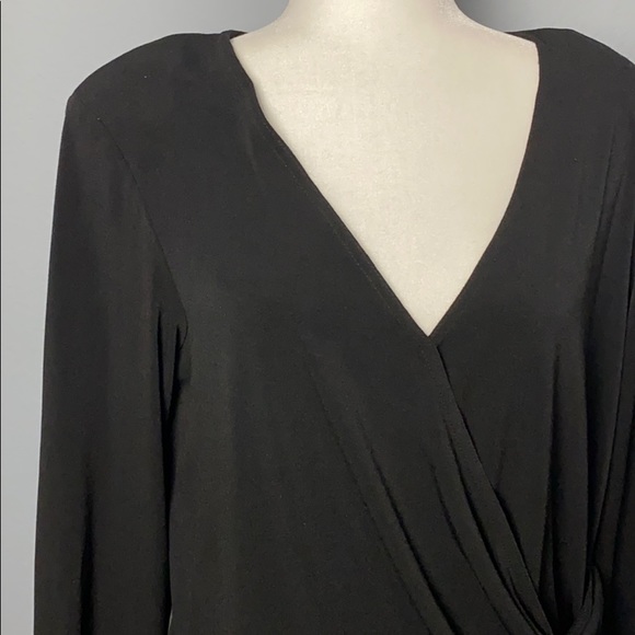 R&M Richards Vintage Black Blouse - Picture 3 of 7
